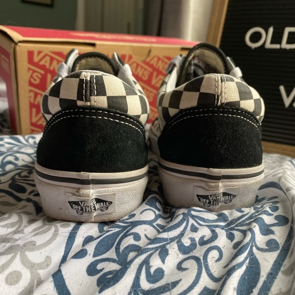Checkered Old Skool Vans - Picture 4 of 5